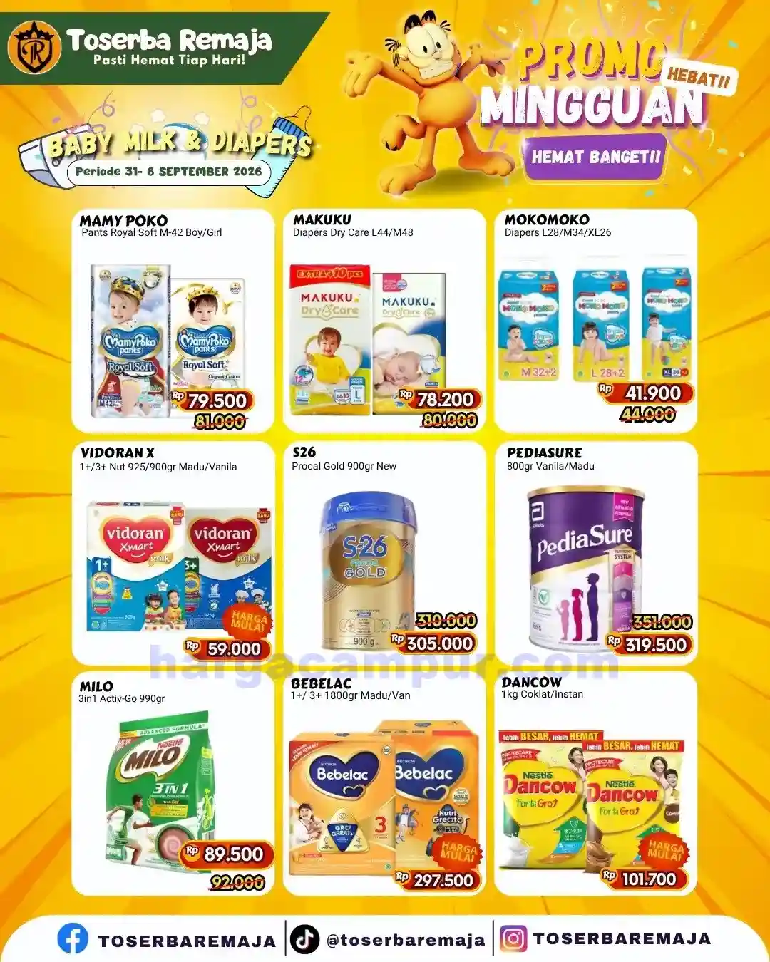 Katalog Promo Toko Remaja Toserba 31 Agst - 6 Sept 2026 1 Katalog Promo Toko Remaja Toserba 31 Agustus 6 September 2026 7