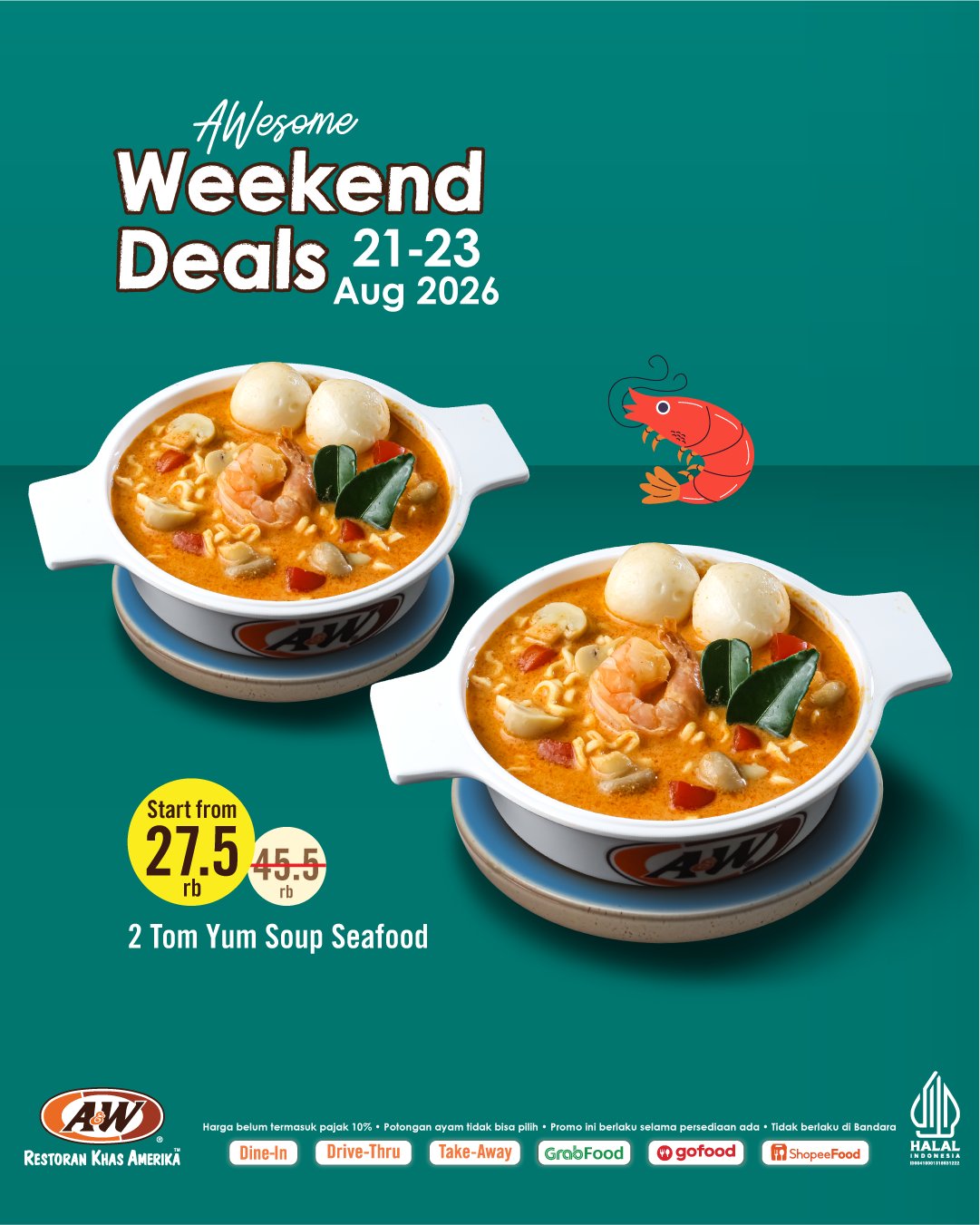 Promo AW Weekend Deals Terbaru 21 - 23 Agustus 2026 2 Promo AW Weekend Deals Terbaru 21 - 23 Agustus 2026