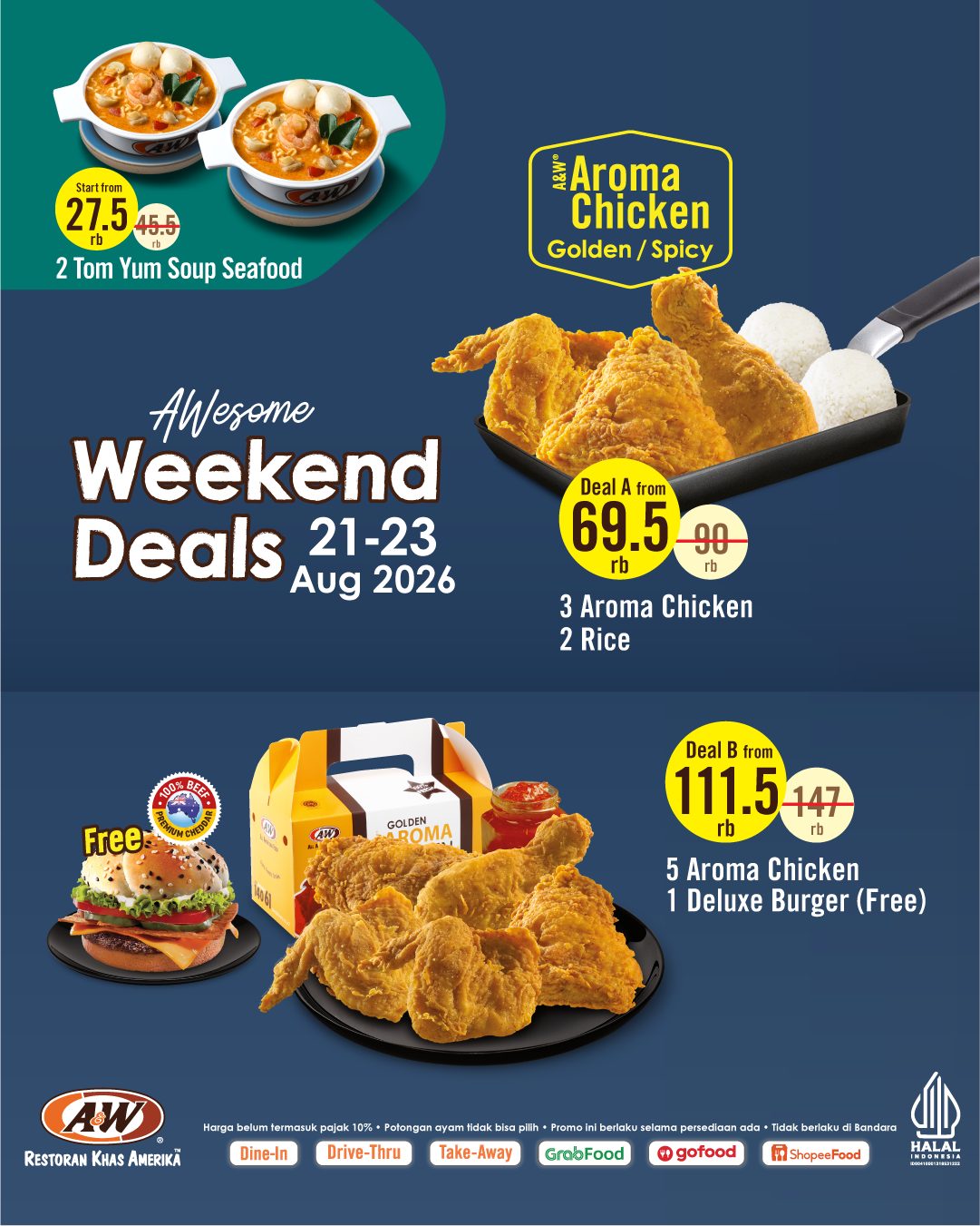 Promo AW Weekend Deals Terbaru 21 - 23 Agustus 2026 1 Promo AW Weekend Deals Terbaru 21 23 Agustus 2026 2