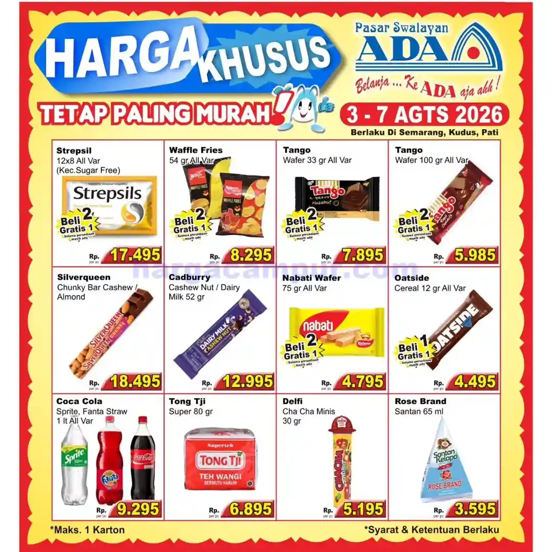 Promo Ada Swalayan Weekend Terbaru 8 - 9 Agustus 2026 4 Promo Ada Swalayan Weekday Terbaru 3 7 Agustus 2026 11