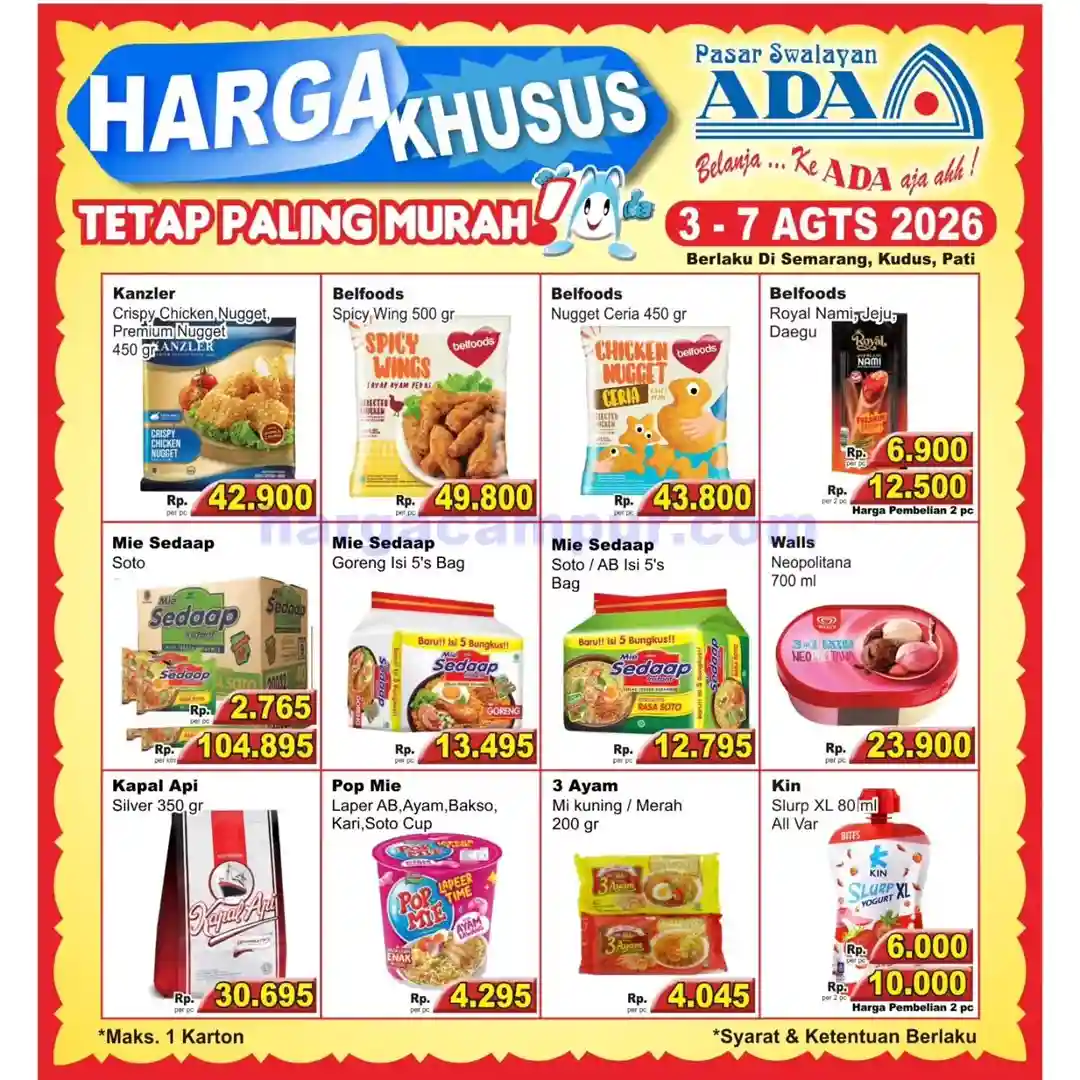 Promo Ada Swalayan Weekend Terbaru 8 - 9 Agustus 2026 2 Promo Ada Swalayan Weekday Terbaru 3 7 Agustus 2026 13