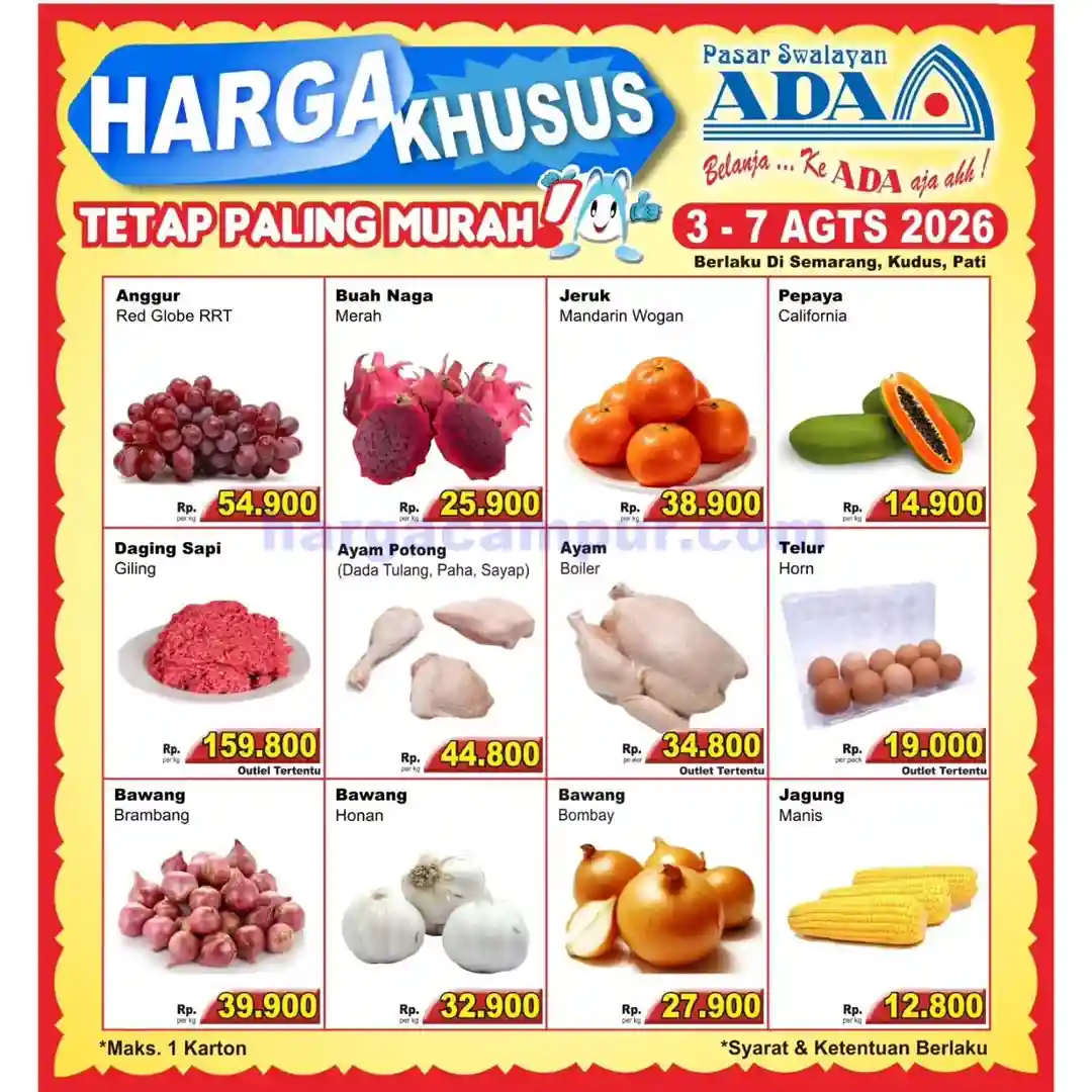 Promo Ada Swalayan Weekend Terbaru 8 - 9 Agustus 2026 1 Promo Ada Swalayan Weekday Terbaru 3 7 Agustus 2026 14