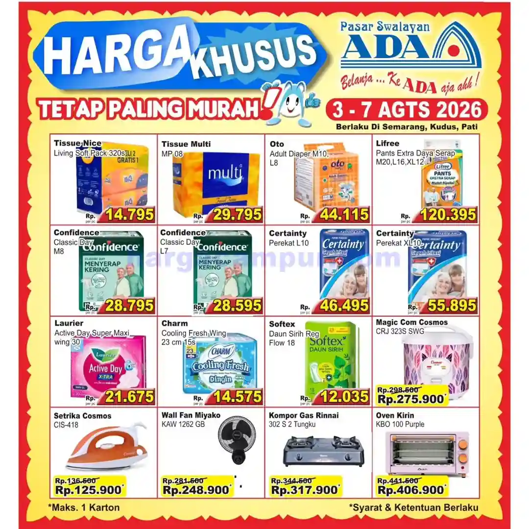 Promo Ada Swalayan Weekend Terbaru 8 - 9 Agustus 2026 12 Promo Ada Swalayan Weekday Terbaru 3 7 Agustus 2026 3
