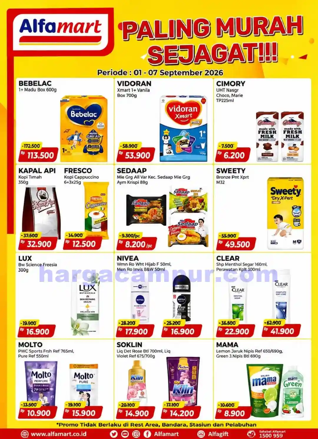 Promo Alfamart Paling Murah Sejagat 8 - 15 September 2026 1 Promo Alfamart Paling Murah Sejagat 1 - 7 September 2026.
