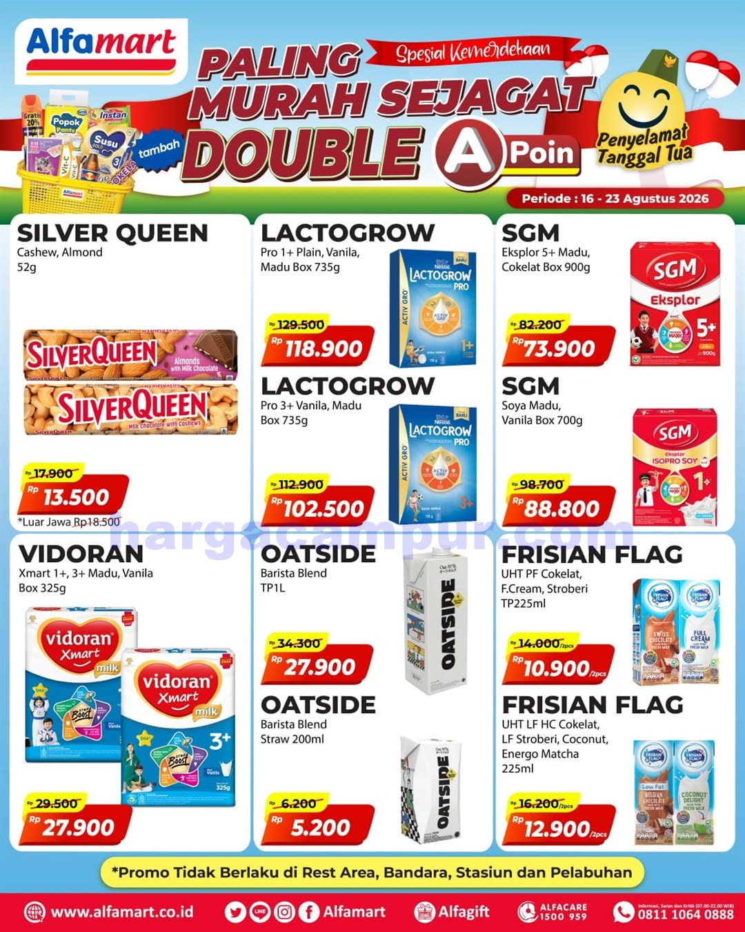Katalog Alfamart Promo Terbaru 16 - 31 Agustus 2026 11 Promo Alfamart Paling Murah Sejagat 16 - 23 Agustus 2026.
