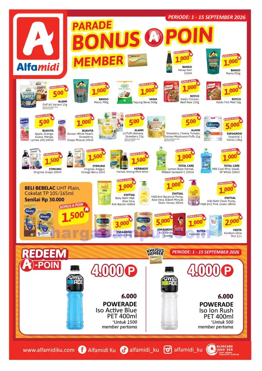 Promo Alfamidi Harga Spesial Member 1 - 15 September 2026 2 Promo Alfamidi Harga Spesial Bonus A Poin 1 - 15 September 2026