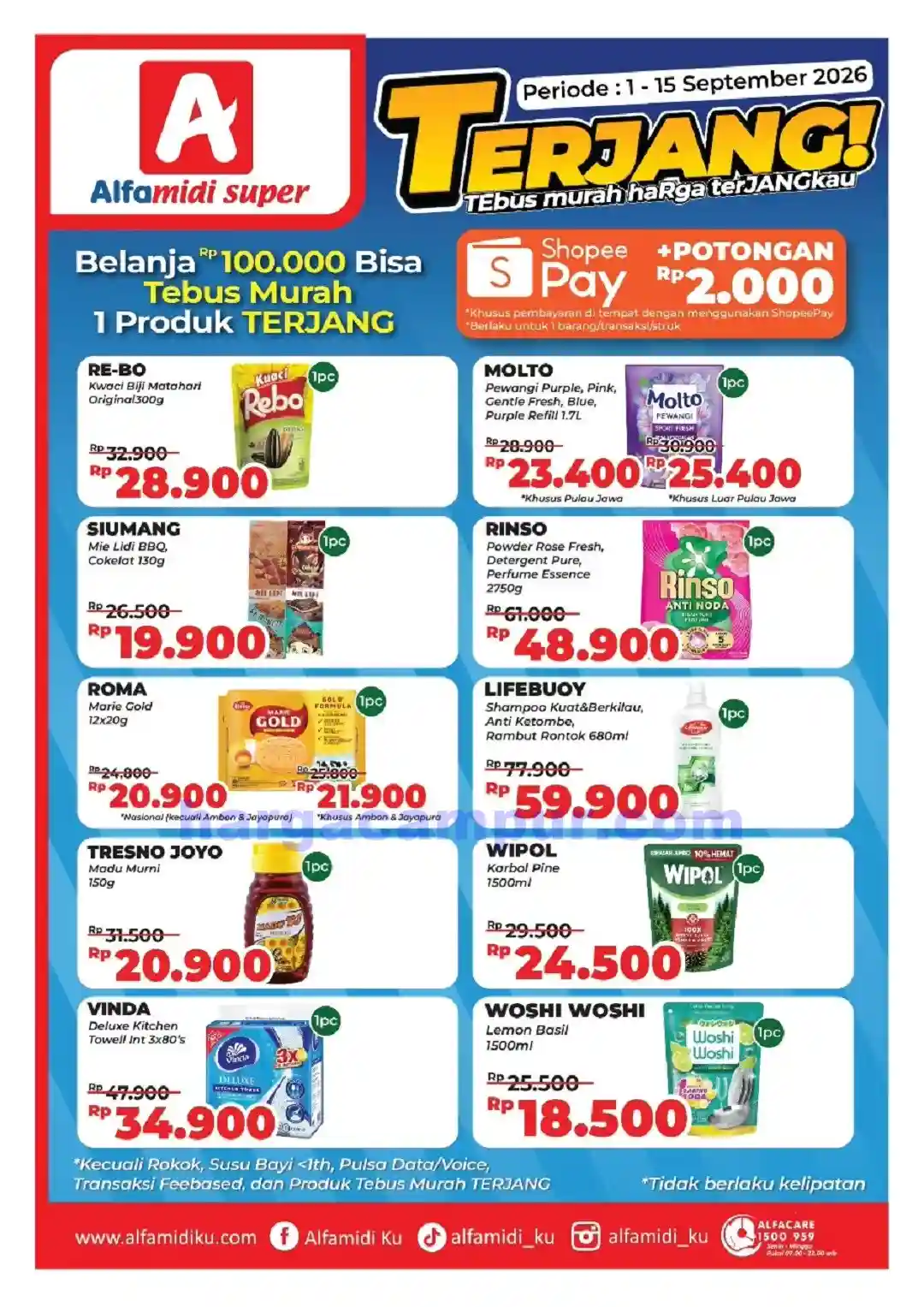 Promo Alfamidi Harga Spesial Member 1 - 15 September 2026 6 Promo Alfamidi Harga Spesial Terjang 1 - 15 September 2026
