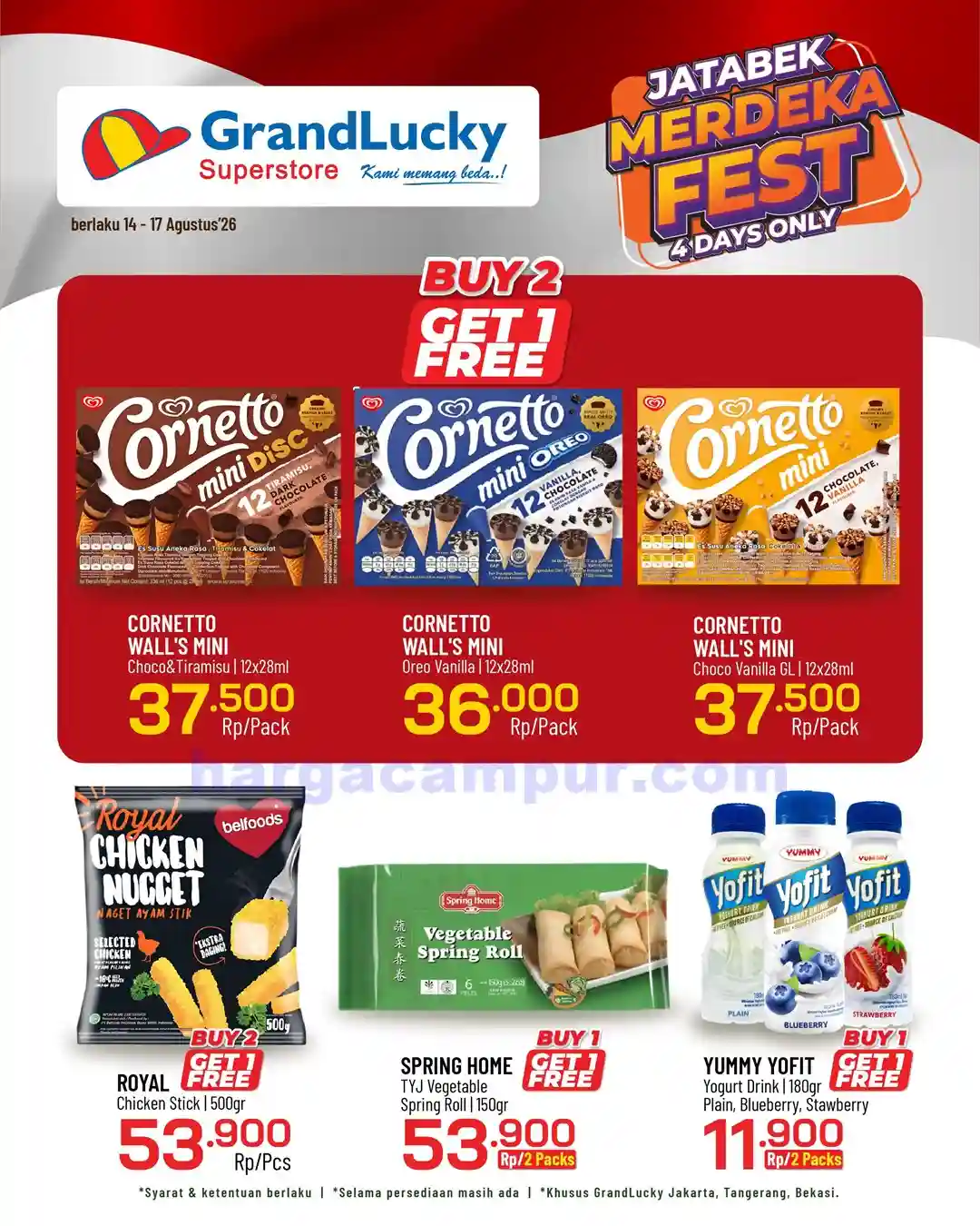 Promo GrandLucky Weekend Super Deals 21 - 23 Agustus 2026 7 Promo GrandLucky Weekend Super Deals 14 16 Agustus 2026 8