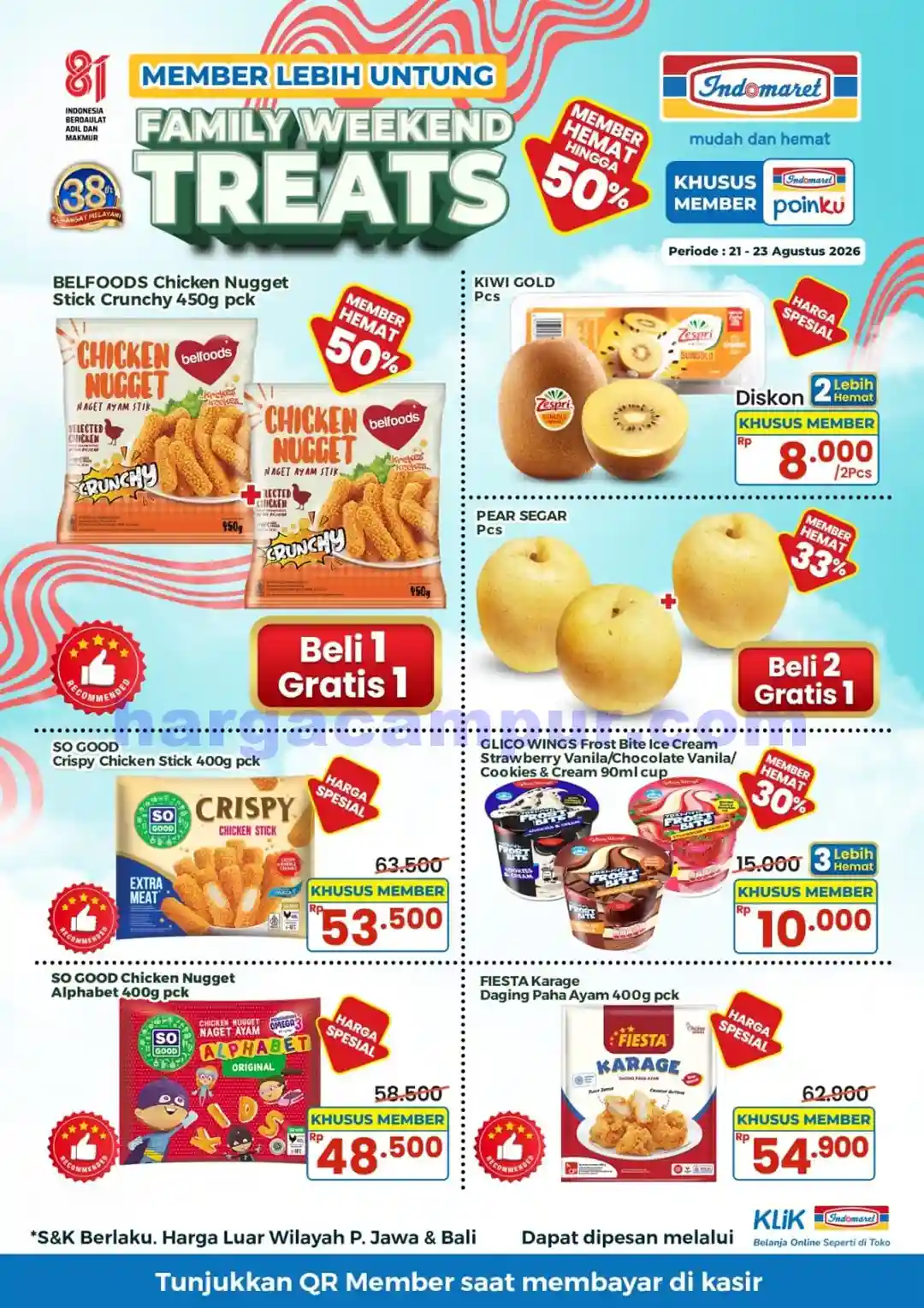 Promo Indomaret Family Weekend Treats 21 - 23 Agustus 2026 1 Promo Indomaret Family Weekend Treats 21 - 23 Agustus 2026.