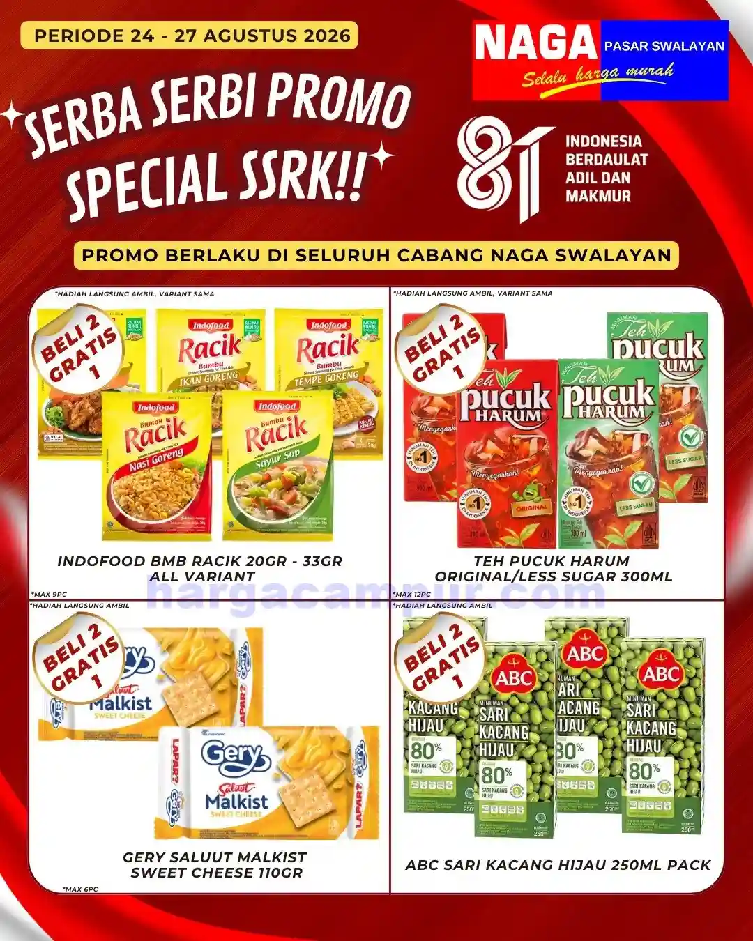 Promo Naga Swalayan Weekday Terbaru 31 Agst - 3 Sept 2026 1 Promo Naga Swalayan Weekday Terbaru 24 27 Agustus 2026 3