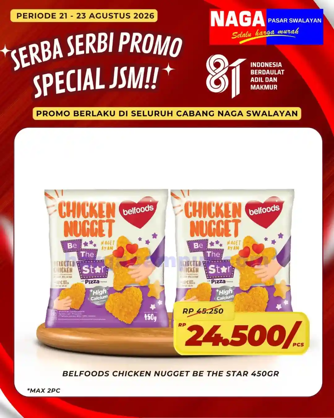 Promo Naga Swalayan Weekend Terbaru 21 - 23 Agustus 2026 3 Promo Naga Swalayan Weekend Terbaru 21 - 23 Agustus 2026.