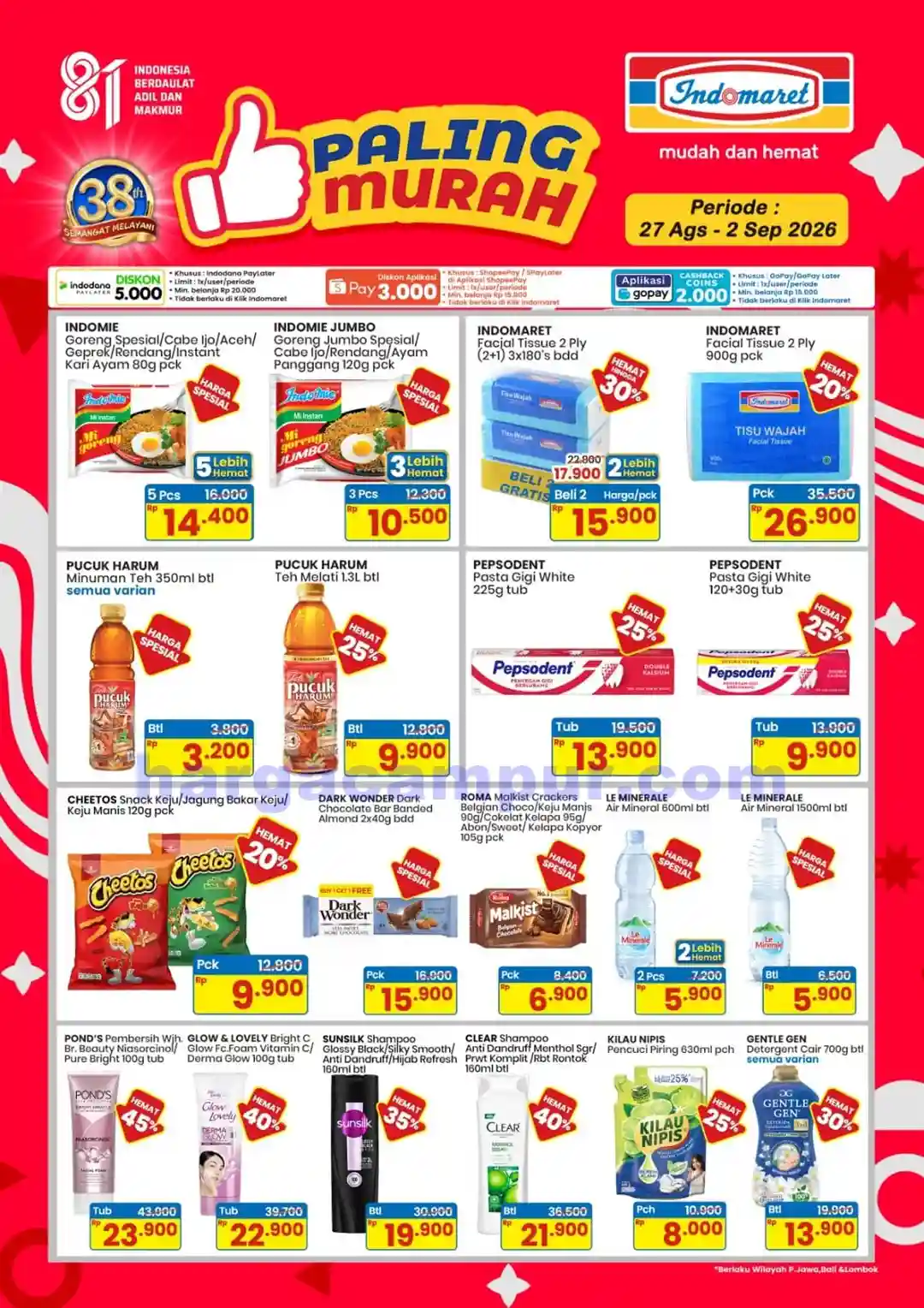 Promo Indomaret Paling Murah Terbaru 27 Ags - 2 Sep 2026 1 Promo Indomaret Paling Murah Terbaru 27 Agustus - 2 September 2026.