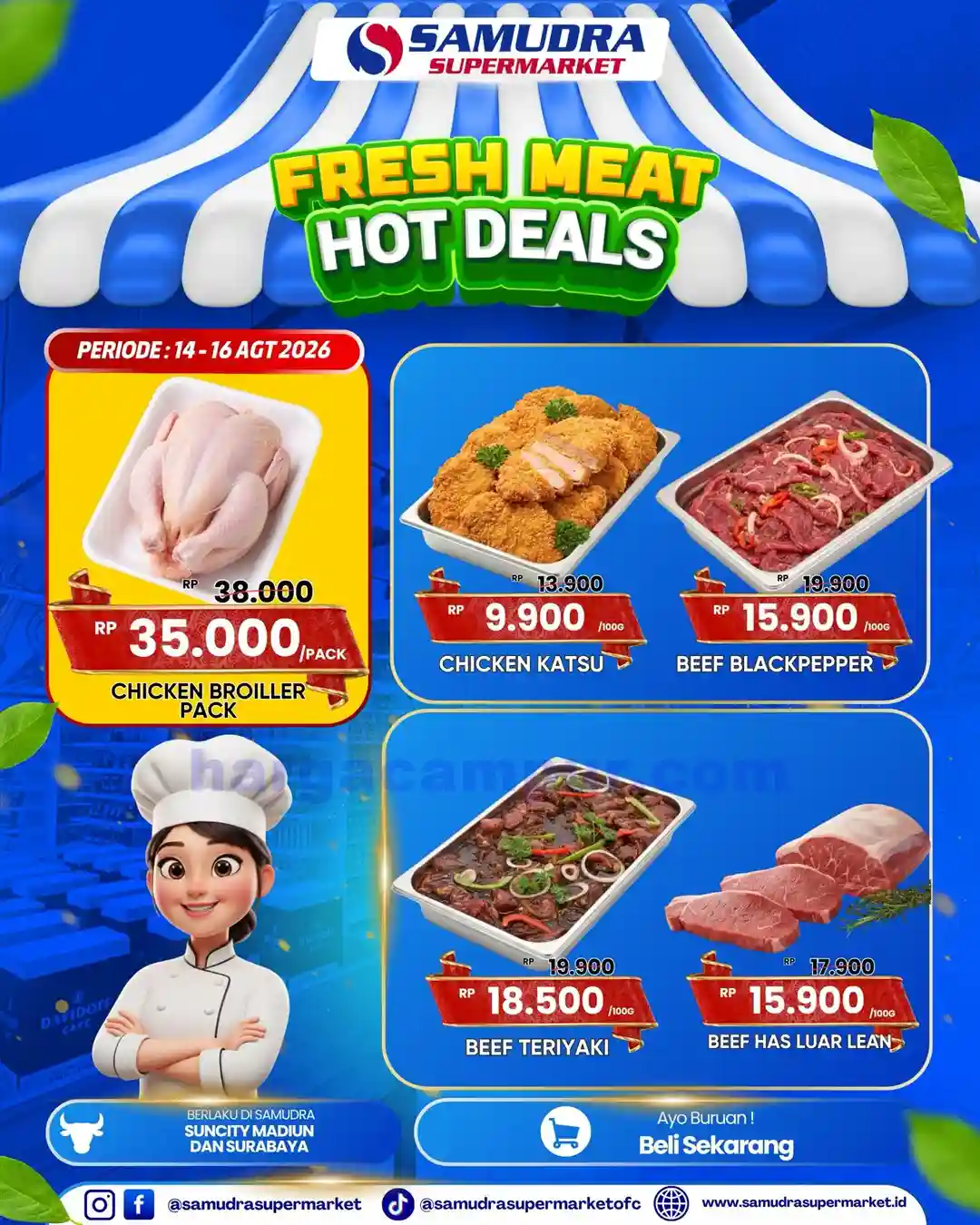 Promo Samudra Supermarket Weekend 14 - 16 Agustus 2026 8 Promo Samudra Supermarket Weekend 14 16 Agustus 2026 2 1