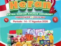 Promo Toserba Yogya Weekend Terbaru 14 – 16 Agustus 2026