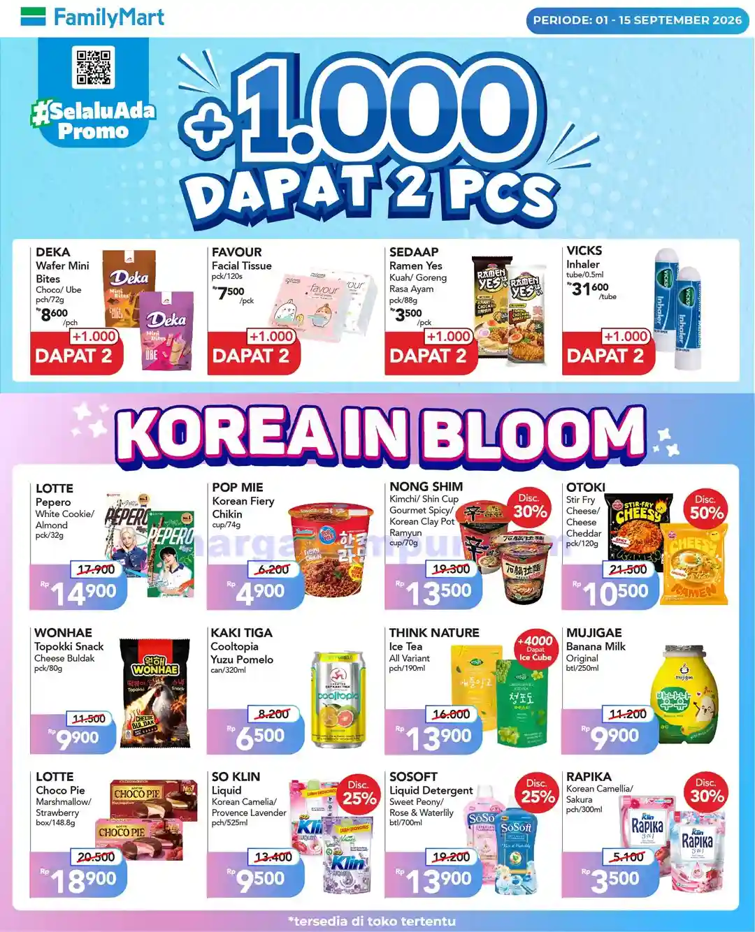 Katalog Promo JSM FamilyMart Terbaru 18 - 20 September 2026 5 Katalog Promo FamilyMart Terbaru 1 15 September 2026 2