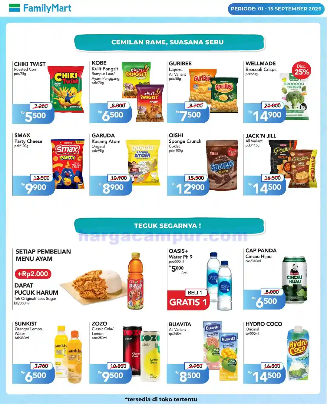 Katalog Promo JSM FamilyMart Terbaru 18 - 20 September 2026 6 Katalog Promo FamilyMart Terbaru 1 15 September 2026 3
