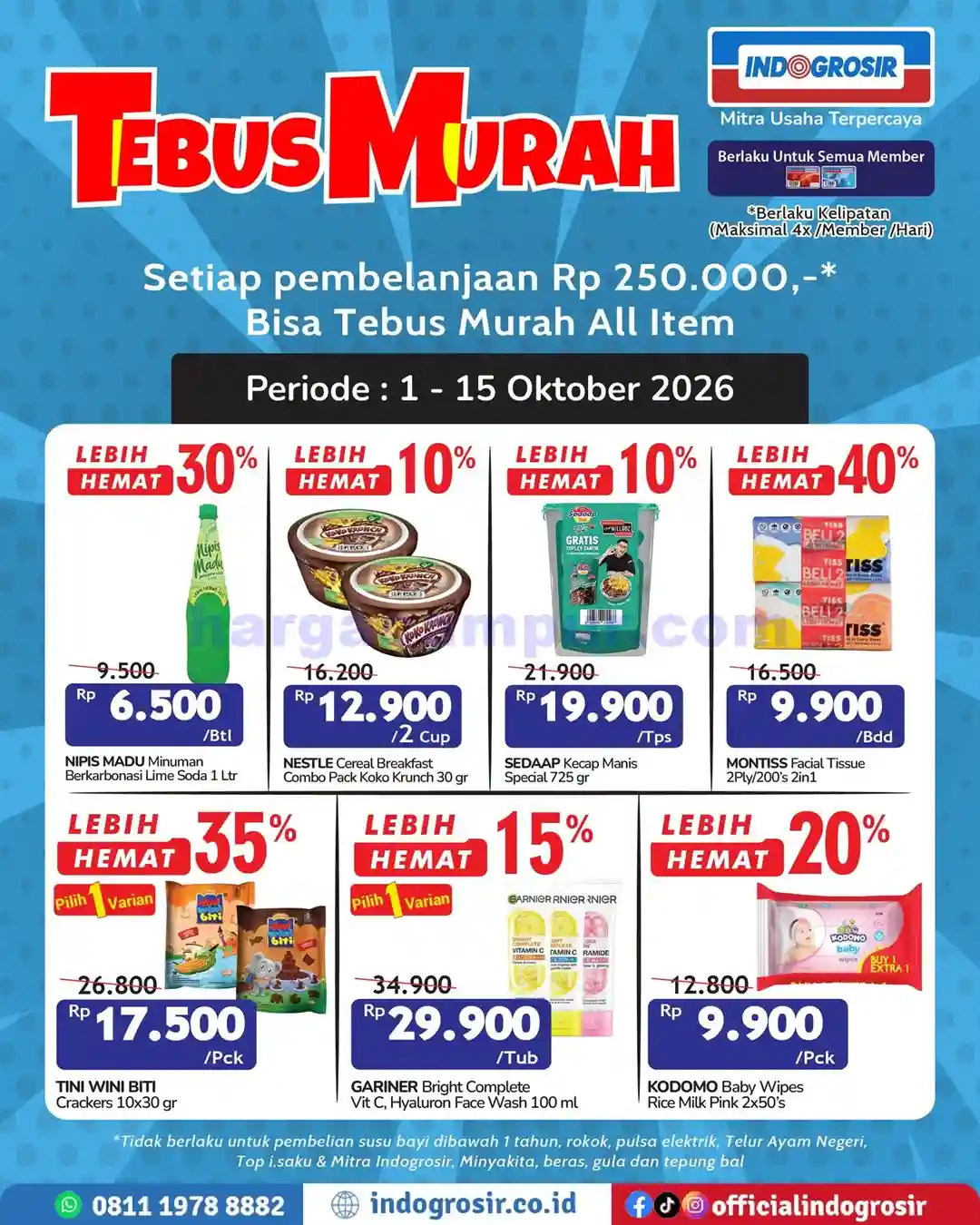 Katalog Promo Indogrosir Terbaru 1 - 15 Oktober 2026 23 Katalog Promo Indogrosir Terbaru 1 - 15 Oktober 2026.
