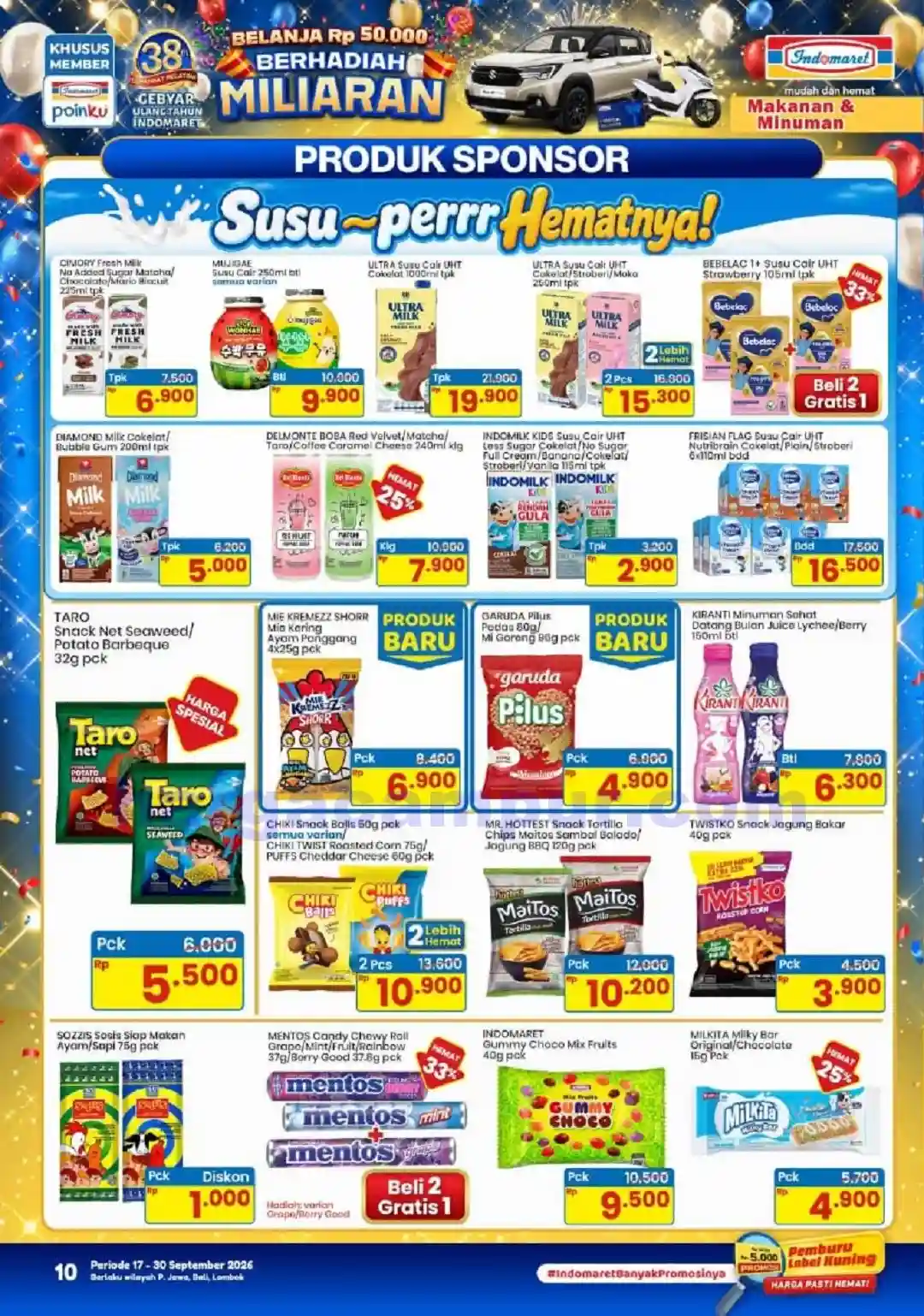 Katalog Indomaret Promo Terbaru 17 - 23 September 2026 10 Katalog Promo Indomaret Terbaru 17 30 September 2026 10