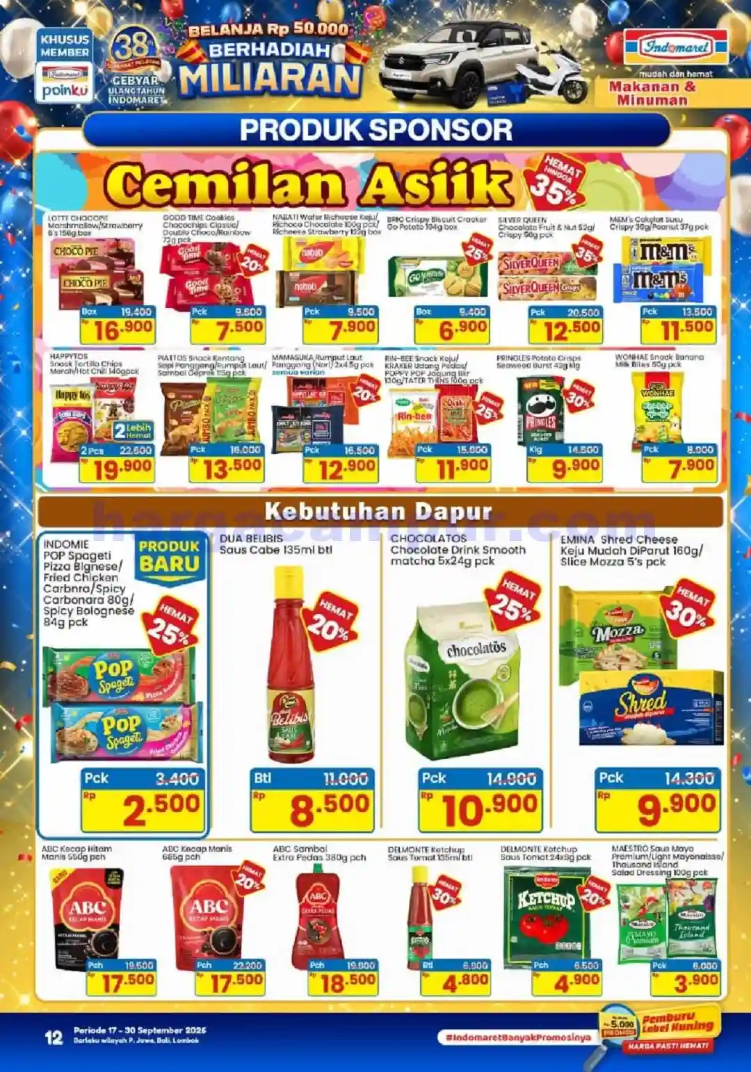Katalog Indomaret Promo Terbaru 17 - 23 September 2026 12 Katalog Promo Indomaret Terbaru 17 30 September 2026 12