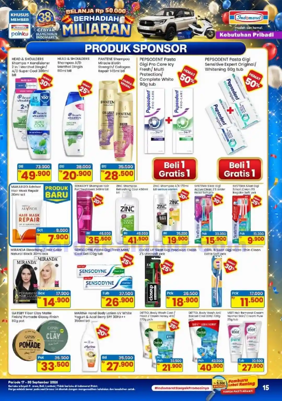 Katalog Indomaret Promo Terbaru 17 - 23 September 2026 15 Katalog Promo Indomaret Terbaru 17 30 September 2026 15