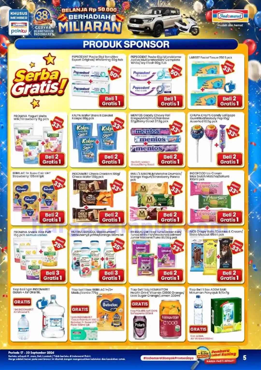 Katalog Indomaret Promo Terbaru 17 - 23 September 2026 5 Katalog Promo Indomaret Terbaru 17 30 September 2026 5