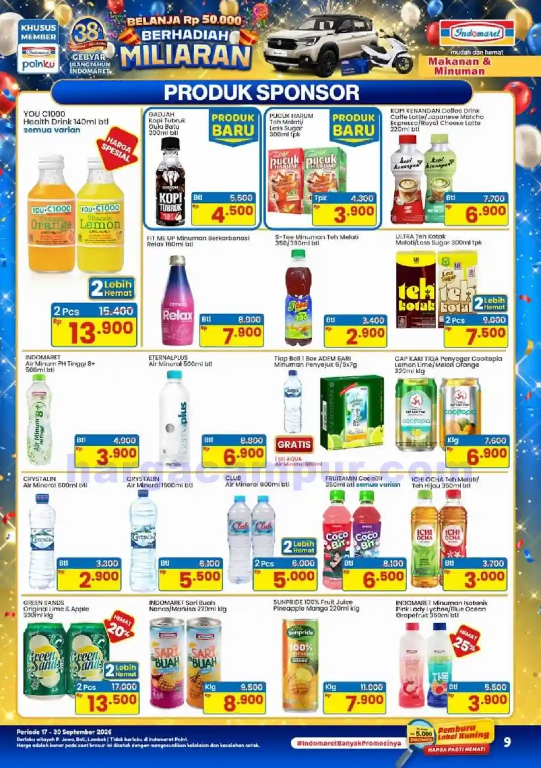 Katalog Indomaret Promo Terbaru 17 - 23 September 2026 9 Katalog Promo Indomaret Terbaru 17 30 September 2026 9