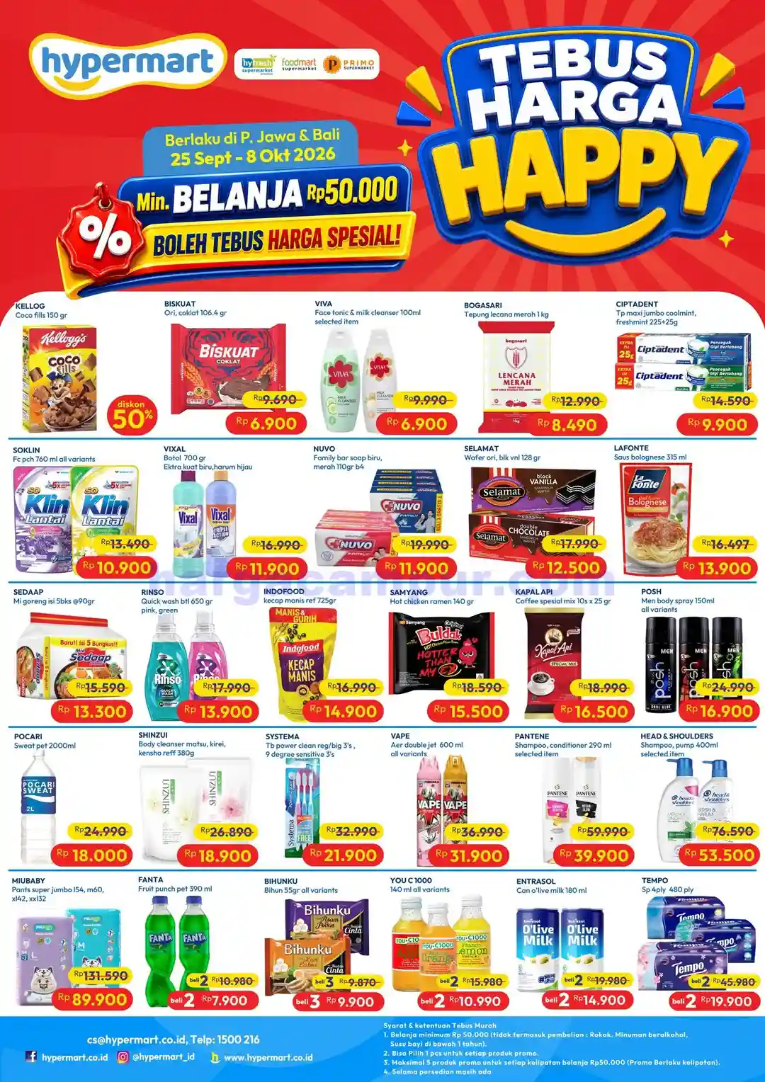 Promo Hypermart Weekday Terbaru 6 - 8 Oktober 2026 10 Katalog Promo JSM Hypermart Terbaru 2 8 Oktober 2026 10