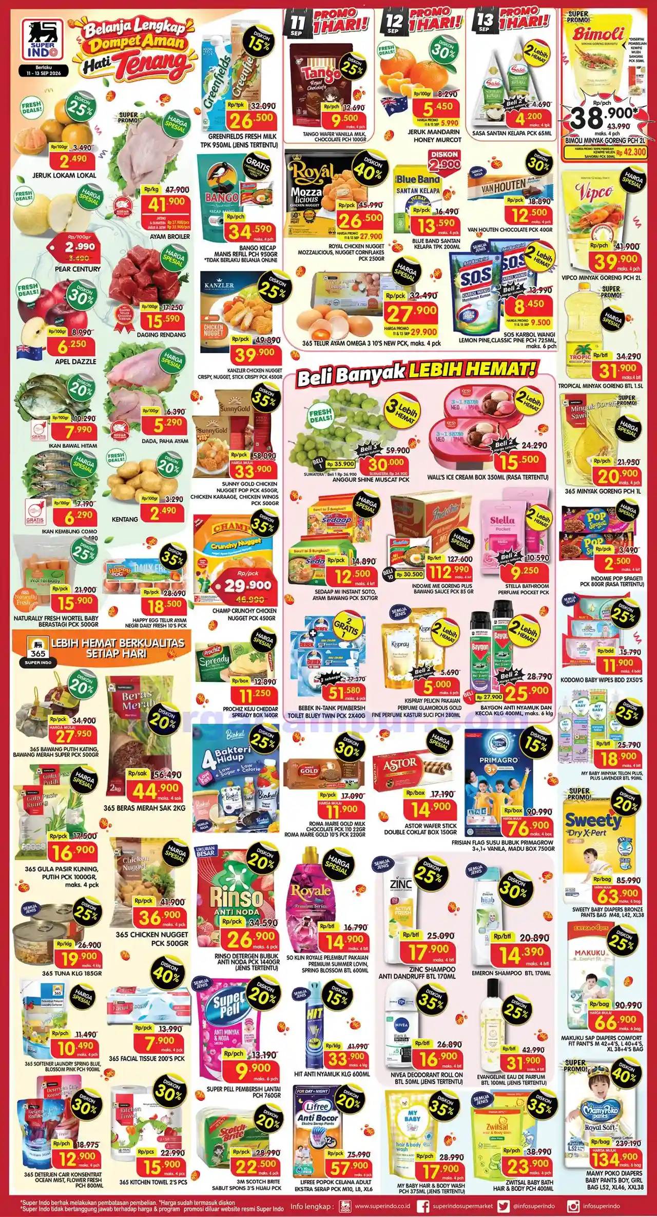 Katalog Promo JSM Superindo Terbaru 11 - 13 September 2026.