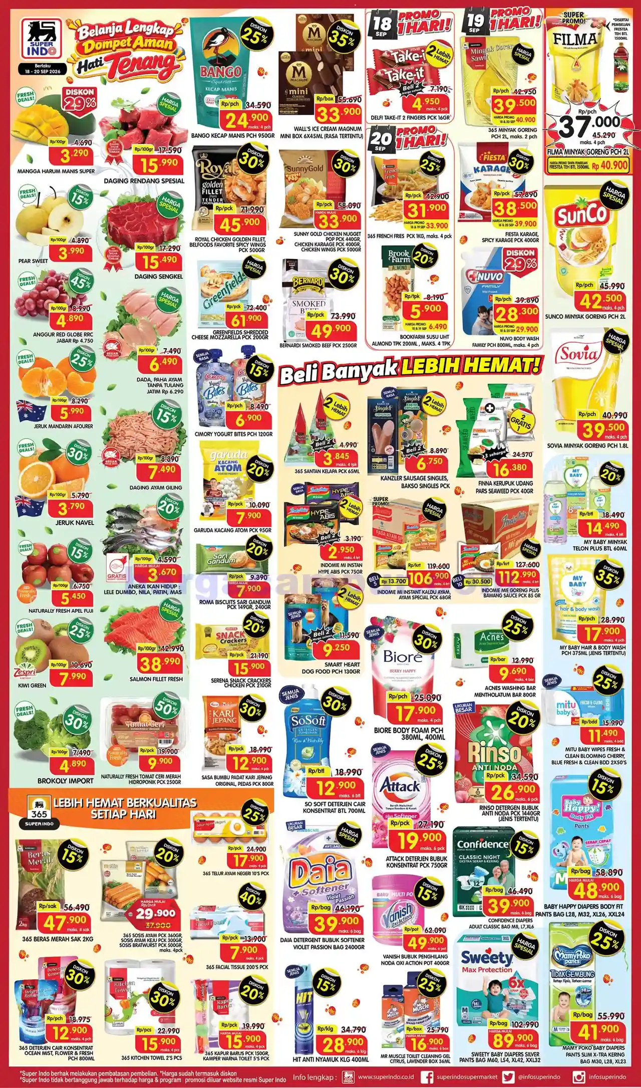 Katalog Promo JSM Superindo Terbaru 18 - 20 September 2026.