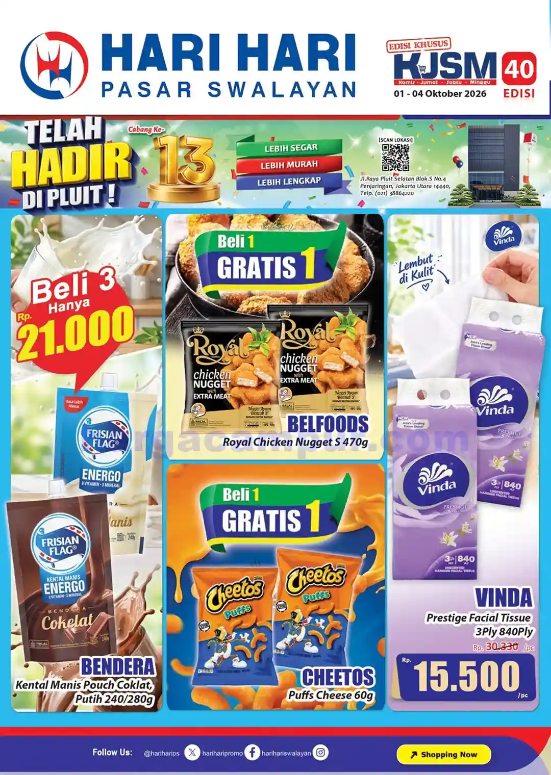Promo KJSM Hari Hari Pasar Swalayan 8 - 11 Oktober 2026 1 Katalog Promo KJSM HARI HARI Pasar Swalayan 1 4 Oktober 2026 1
