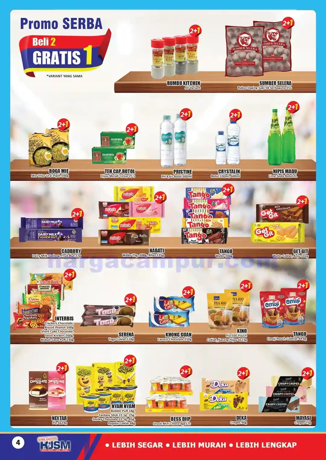 Promo KJSM Hari Hari Pasar Swalayan 8 - 11 Oktober 2026 4 Katalog Promo KJSM HARI HARI Pasar Swalayan 1 4 Oktober 2026 4