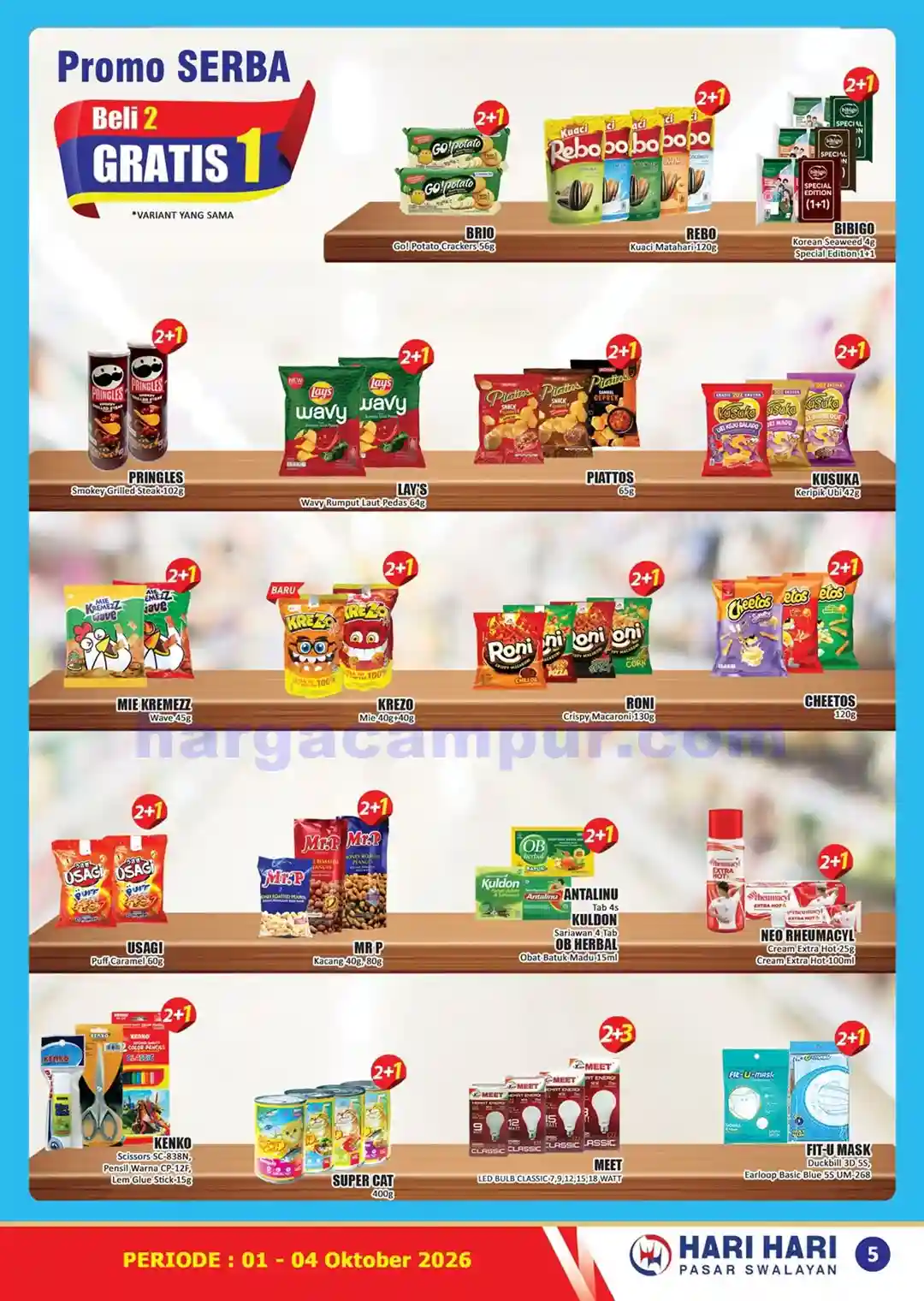 Promo KJSM Hari Hari Pasar Swalayan 8 - 11 Oktober 2026 5 Katalog Promo KJSM HARI HARI Pasar Swalayan 1 4 Oktober 2026 5