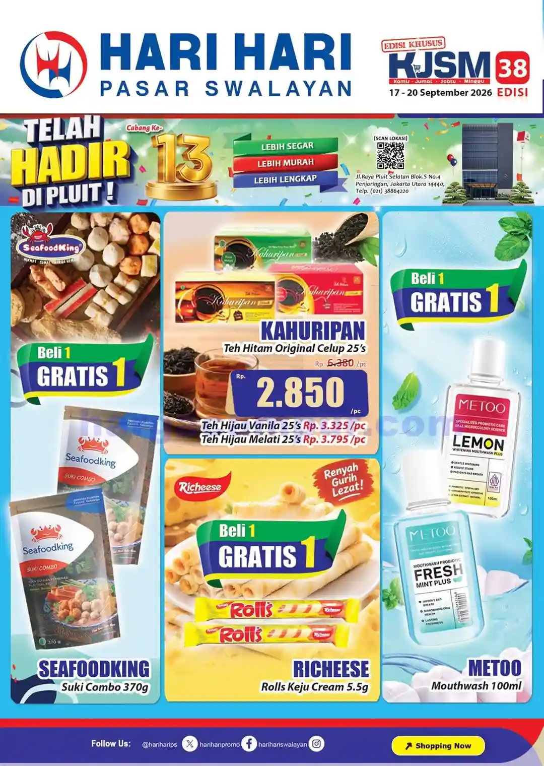 Promo KJSM Hari Hari Pasar Swalayan 24 - 27 September 2026 1 Katalog Promo KJSM HARI HARI Pasar Swalayan 17 20 September 2026 1