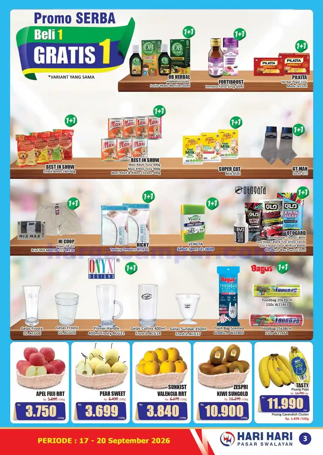 Promo KJSM Hari Hari Pasar Swalayan 24 - 27 September 2026 3 Katalog Promo KJSM HARI HARI Pasar Swalayan 17 20 September 2026 3