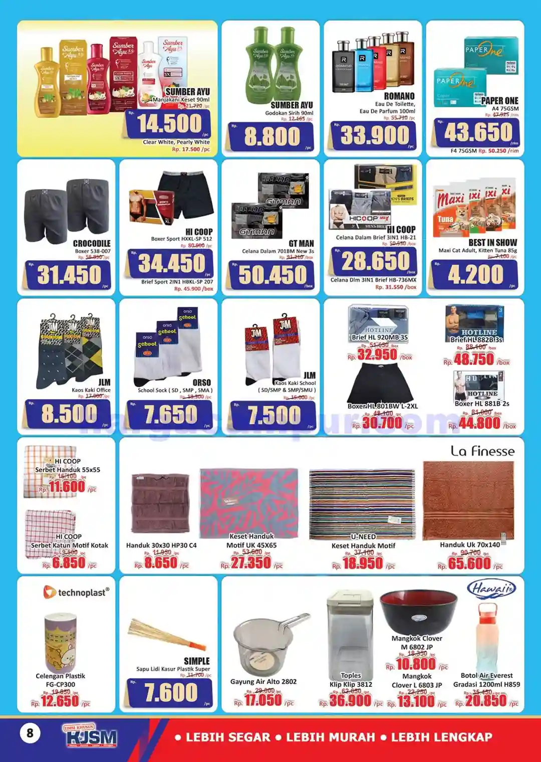 Promo KJSM Hari Hari Pasar Swalayan 24 - 27 September 2026 8 Katalog Promo KJSM HARI HARI Pasar Swalayan 17 20 September 2026 8