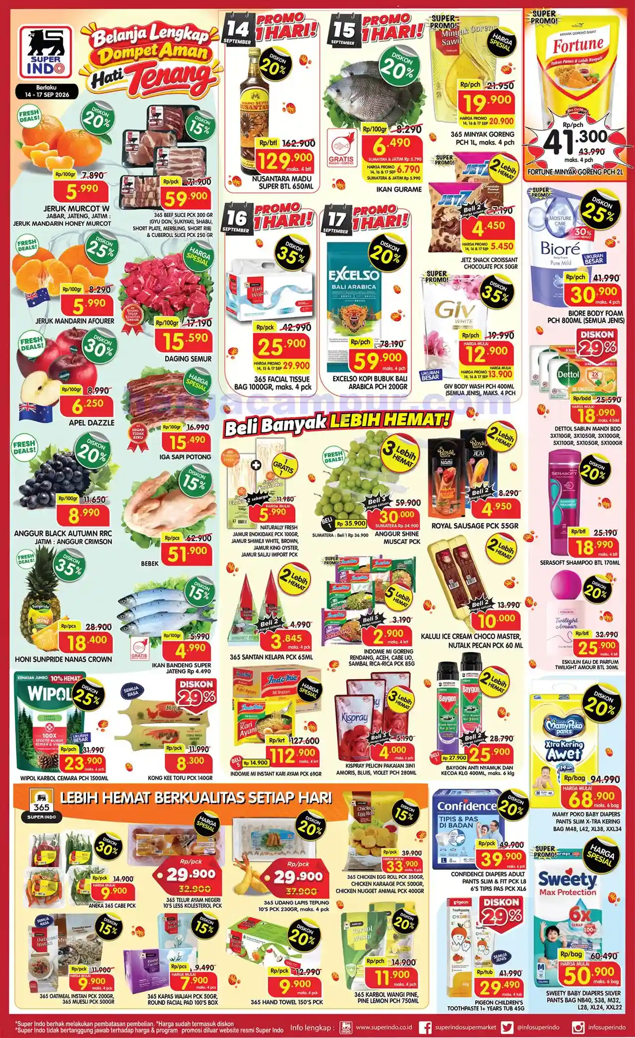 Katalog Promo JSM Superindo Terbaru 18 - 20 September 2026 1 Katalog Promo JSM Superindo Weekday Terbaru 14 - 20 September 2026.