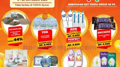 Katalog Promo Toserba Yogya Terbaru 9 – 22 Oktober 2026