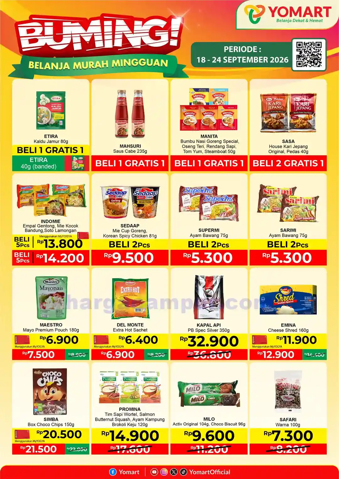 Katalog Promo Yomart Weekend Terbaru 25 Sep - 1 Okt 2026 2 Katalog Promo Yomart Weekend Terbaru 18 24 September 2026 2
