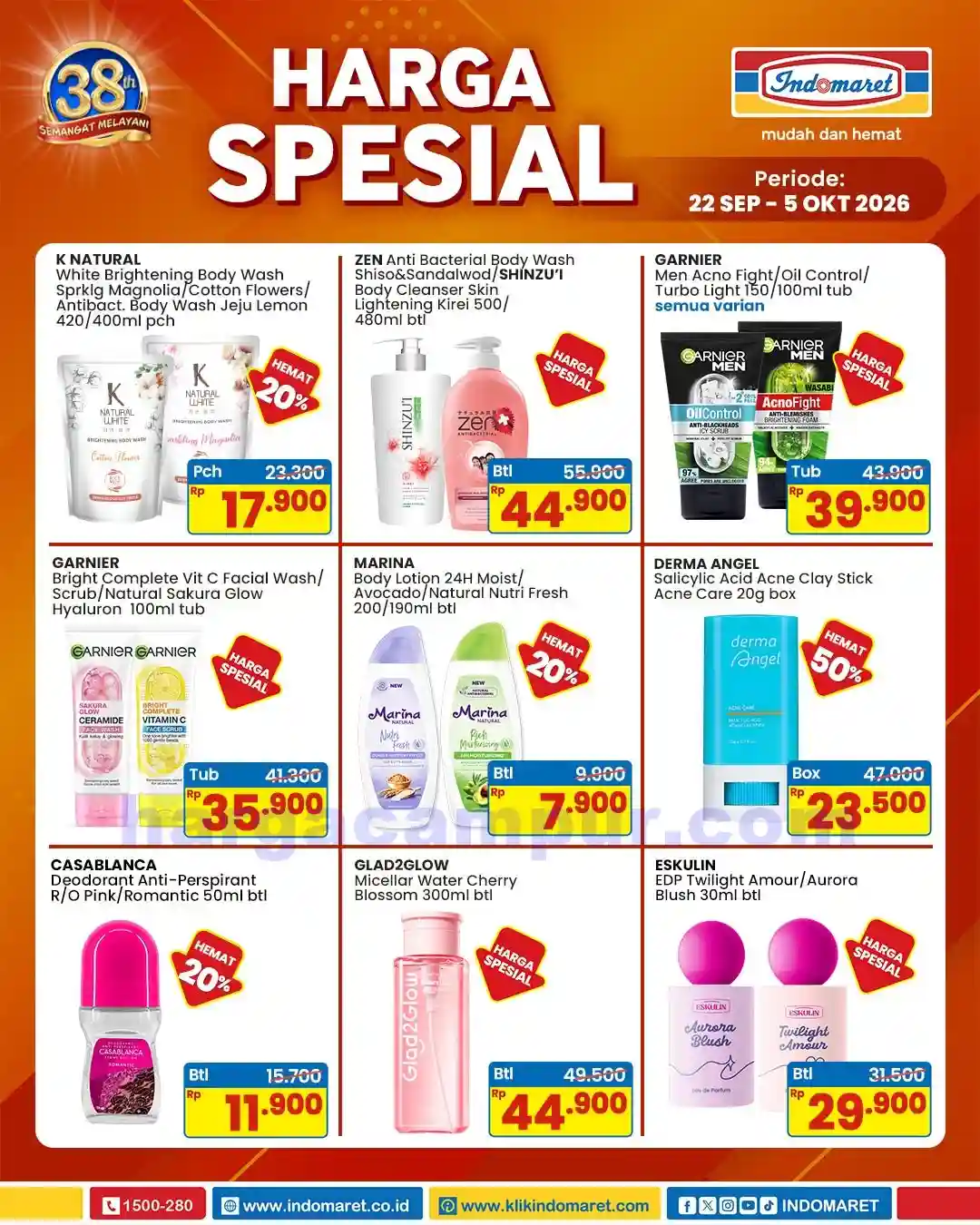 Promo Indomaret Harga Spesial Hemat Hingga 35% Produk Pilihan 6 Promo Indomaret Harga Spesial Hemat 22 September 5 Oktober 2026 5