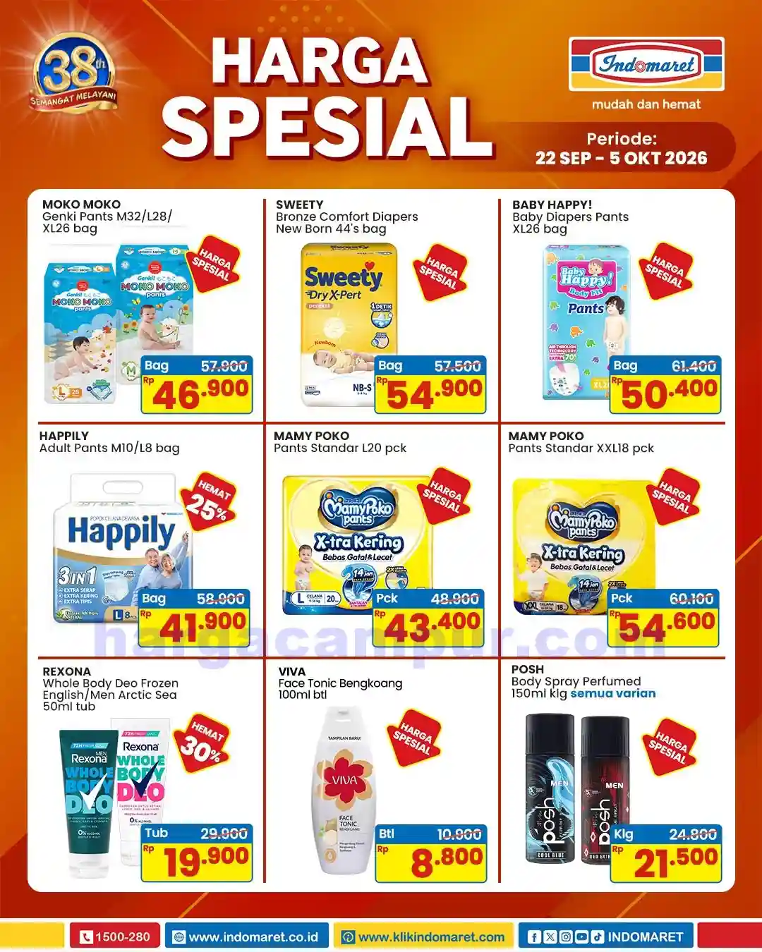 Promo Indomaret Harga Spesial Hemat Hingga 35% Produk Pilihan 5 Promo Indomaret Harga Spesial Hemat 22 September 5 Oktober 2026 6