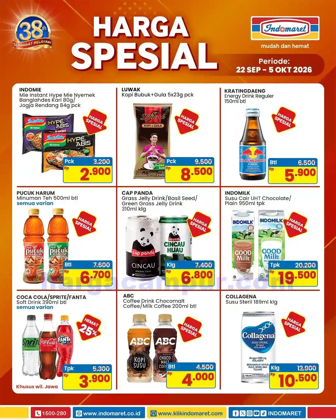 Promo Indomaret Harga Spesial Hemat Hingga 35% Produk Pilihan 4 Promo Indomaret Harga Spesial Hemat 22 September 5 Oktober 2026 7