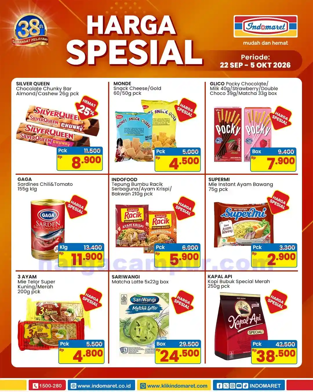 Promo Indomaret Harga Spesial Hemat Hingga 35% Produk Pilihan 3 Promo Indomaret Harga Spesial Hemat 22 September 5 Oktober 2026 8