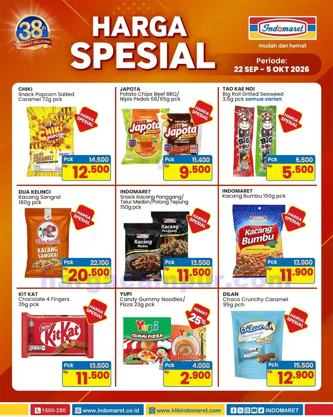 Promo Indomaret Harga Spesial Hemat Hingga 35% Produk Pilihan 2 Promo Indomaret Harga Spesial Hemat 22 September 5 Oktober 2026 9