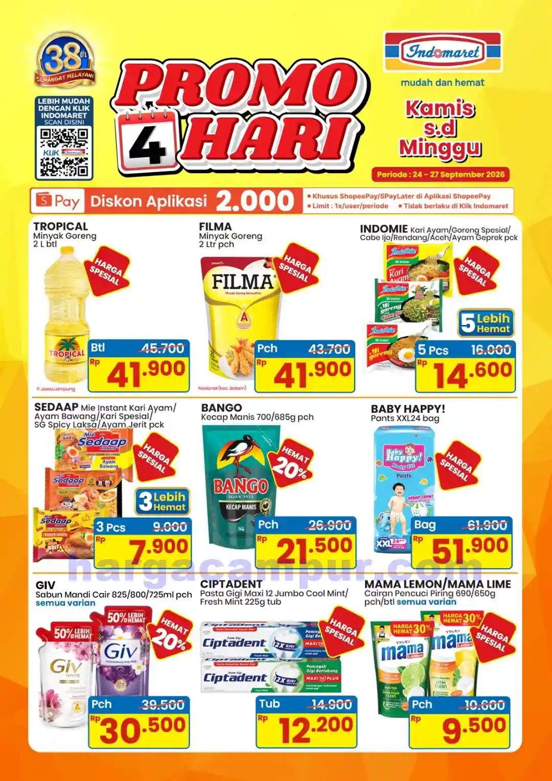 Promo Indomaret 4 Hari Terbaru 24 - 27 September 2026 1 Promo JSM Indomaret Terbaru 24 27 September 2026 1
