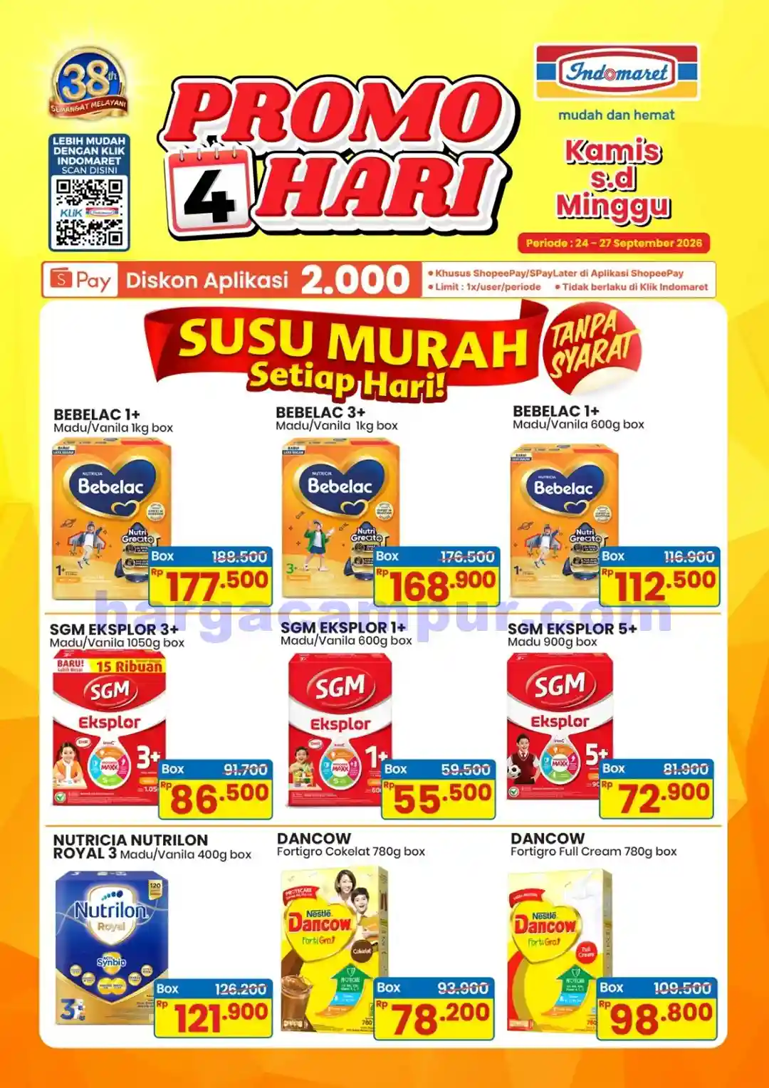 Promo Indomaret 4 Hari Terbaru 24 - 27 September 2026 2 Promo Indomaret 4 Hari Terbaru 24 - 27 September 2026.