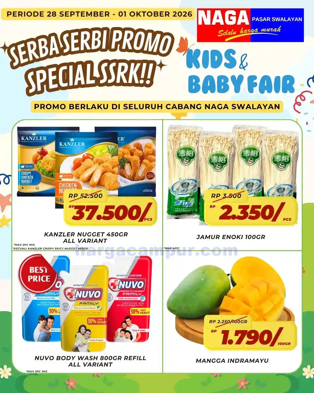 Promo Naga Swalayan Weekday Terbaru 5 - 8 Oktober 2026 3 Promo Naga Swalayan Weekday Terbaru 28 September - 1 Oktober 2026.