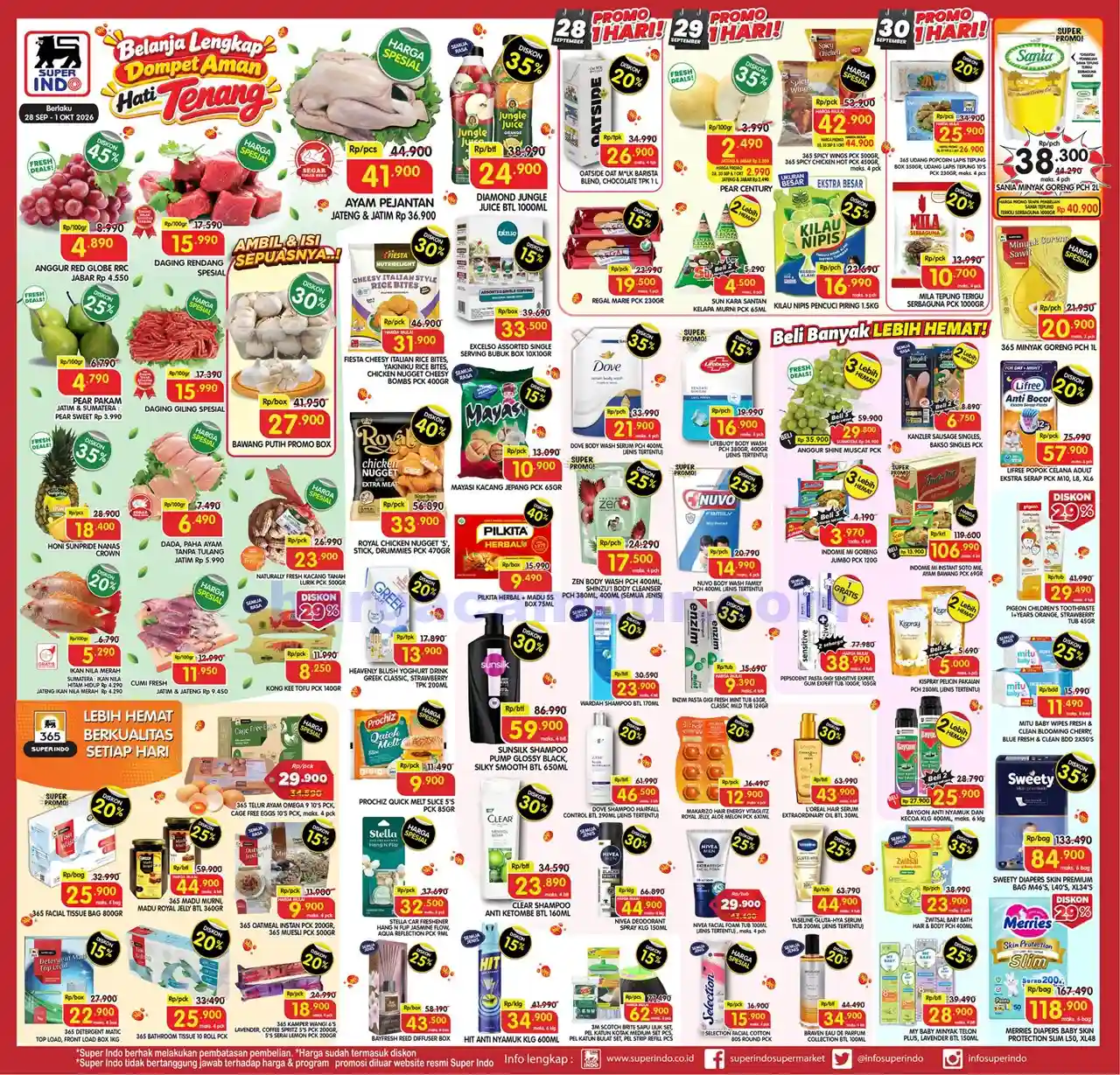 Promo Superindo Weekday Terbaru 28 Sep - 1 Okt 2026 1 Promo Superindo Weekday Terbaru 28 September - 1 Oktober 2026.