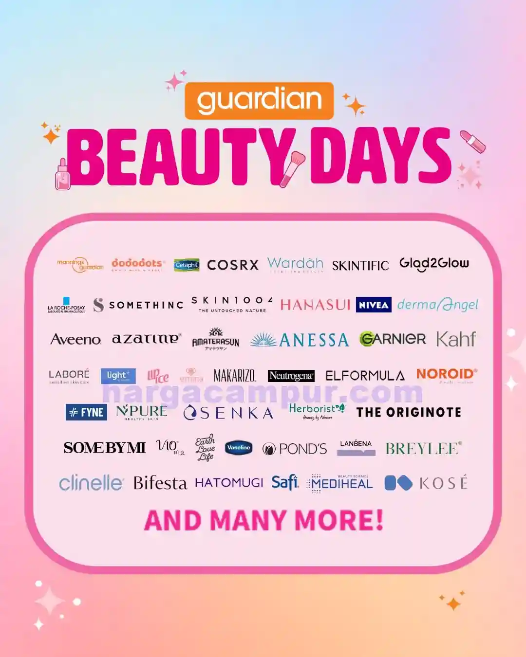 Katalog Harga Promo Guardian Terbaru 8 - 14 Oktober 2026 8 Katalog Promo Guardian Beauty Days 1 4 Oktober 2026 3