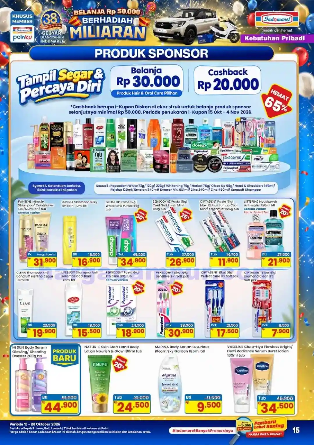 Katalog Indomaret Promo Terbaru 16 - 31 Oktober 2026 15 Katalog Promo Indomaret Terbaru 15 28 Oktober 2026 15