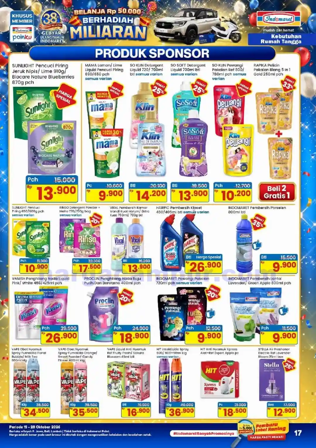 Katalog Indomaret Promo Terbaru 16 - 31 Oktober 2026 17 Katalog Promo Indomaret Terbaru 15 28 Oktober 2026 17